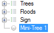 Selected Mini Tree