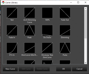 Curve Library Dialog