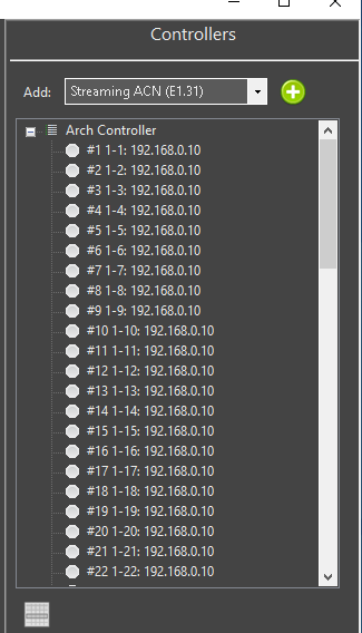 Controller Unpatched Universes Controller Unpatched Universes