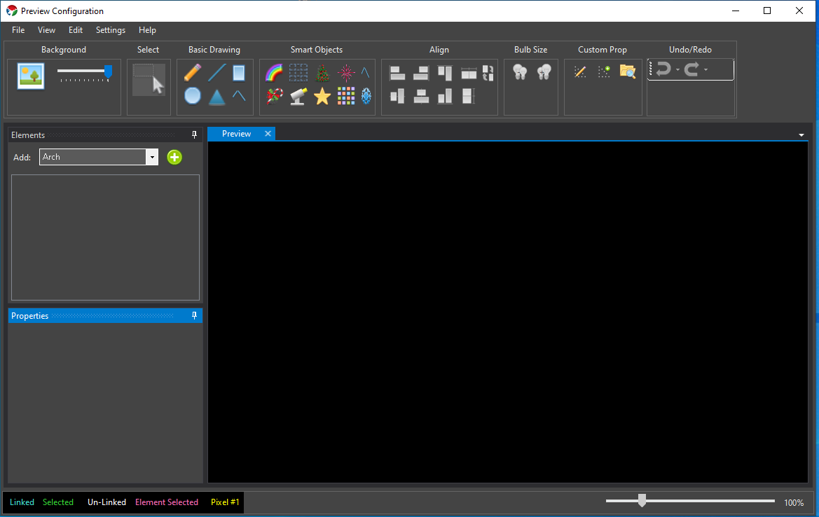 Preview Setup Screen Preview Setup Screen
