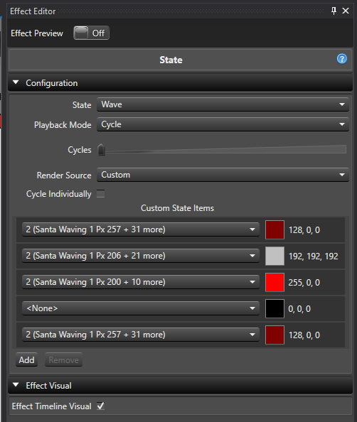 Custom State Items expandable row collection