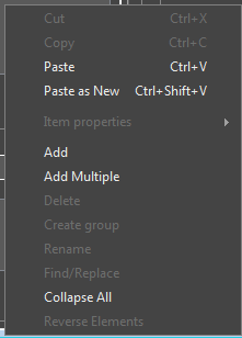 Context Menu