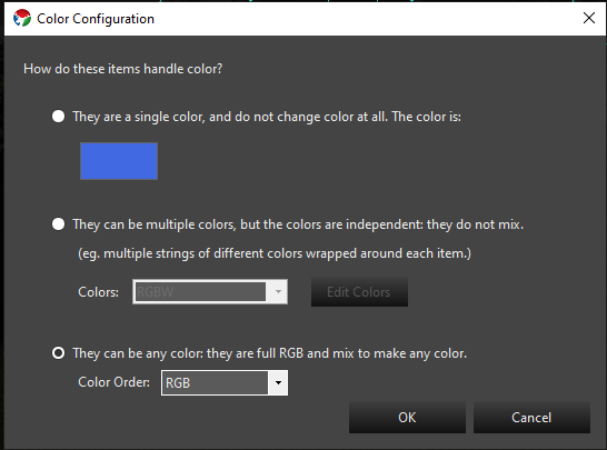 Color Configuration