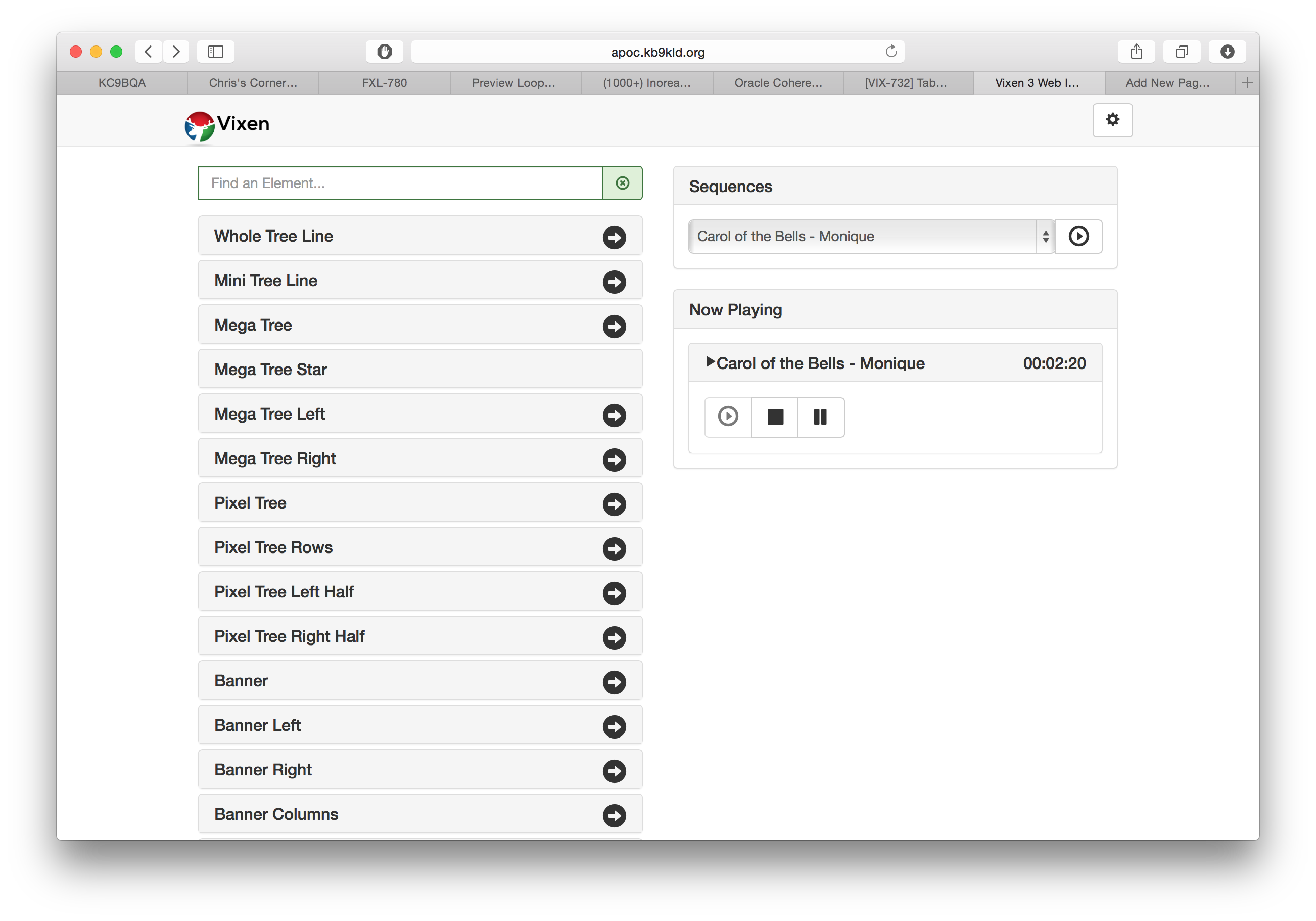 Web Sequence Control